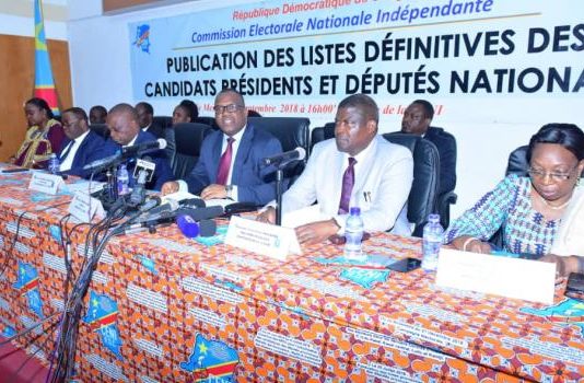 Présidentielle en RDC : la liste définitive des candidats raccourcie à 21