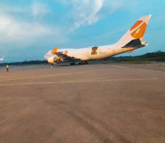 Can Cameroun 2019 : Pour accélérer les travaux du stade de Garoua , l’entreprise MOTA ENGIL Africa fait recours à un avion-cargo