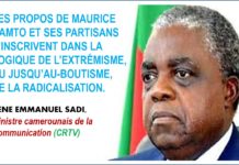 René Sadi: « Les propos de Maurice Kamto s’inscrivent dans une logique de l’ extrémisme »