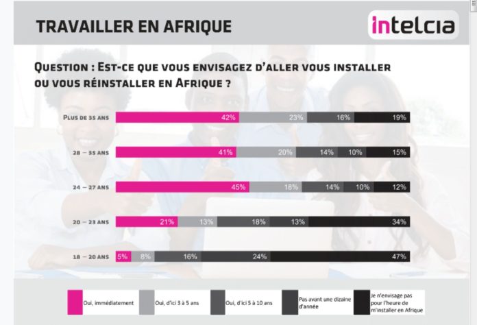 Enquête : 40 % des membres de la diaspora sont prêts à retourner travailler en Afrique
