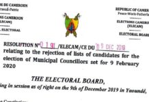 Election des conseillers municipaux 2020 : L’intégralité des rejets par Elecam