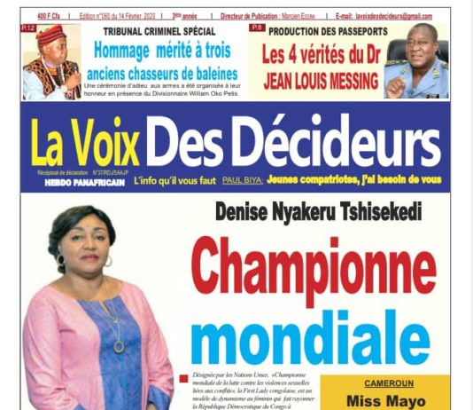 La Voix Des Décideurs édition n°060 du 10 février 2020