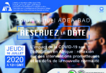 Agenda : Annonce d’un forum sur l’impact du Covid-19 sur l’éducation en Afrique