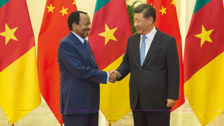 Le Président camerounais et son homologue chinois ( Source photo : Prc.cm)