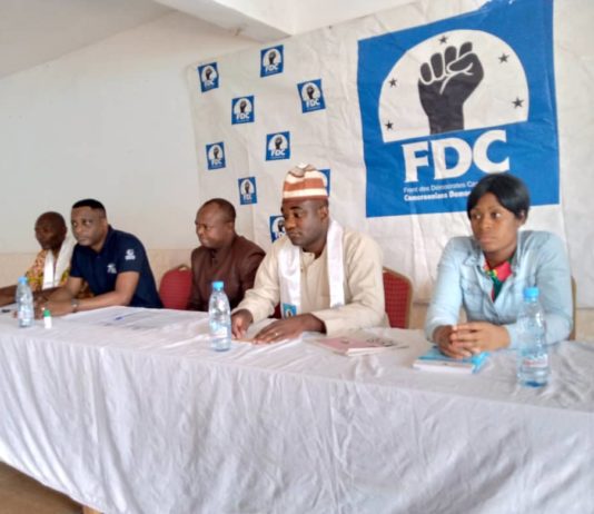 Politique : Le Front Des Démocrates Camerounais annonce l’implantation de nouveaux organes de base