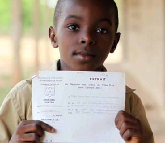 État civil : un Fonds pour l’existence légale de 95 millions d’enfants