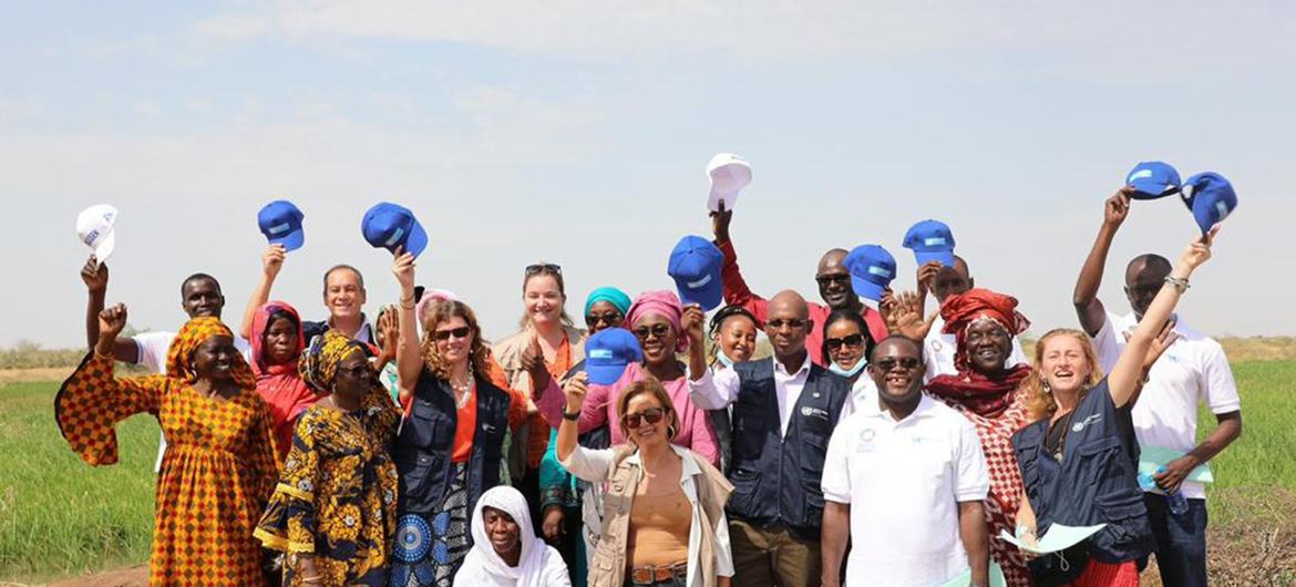 Le Coordonnateur résident de l'ONU au Sénégal, Siaka Coulibaly, en novembre dernier en compagnie de l’Equipe pays, les régions de Saint Louis et Matam situées au nord du Sénégal.