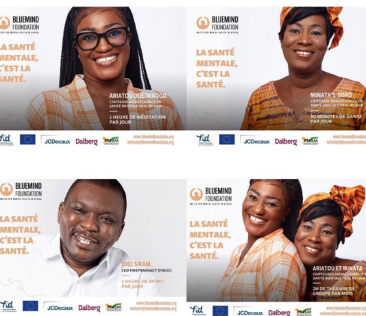 Bluemind Foundation lance une campagne de sensibilisation panafricaine sur la santé mentale d’une ampleur inédite à Abidjan, Douala et Yaoundé.