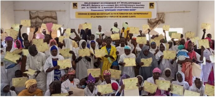 Fin de formation pour 140 jeunes entrepreneurs soutenus par IRC-Cameroun à KOUSSERI