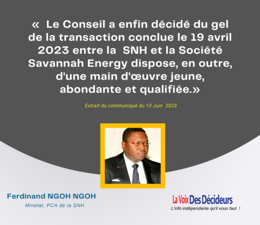 Gestion de la manne pétrolière au Cameroun : Qui succédera à Adolphe MOUDIKI à la tête de la SNH ?