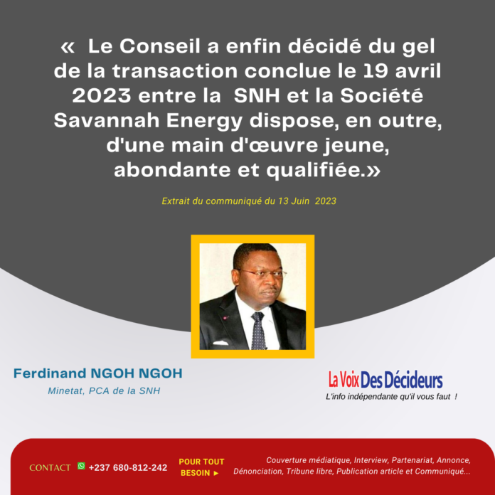 Gestion de la manne pétrolière au Cameroun : Qui succédera à Adolphe MOUDIKI à la tête de la SNH ?