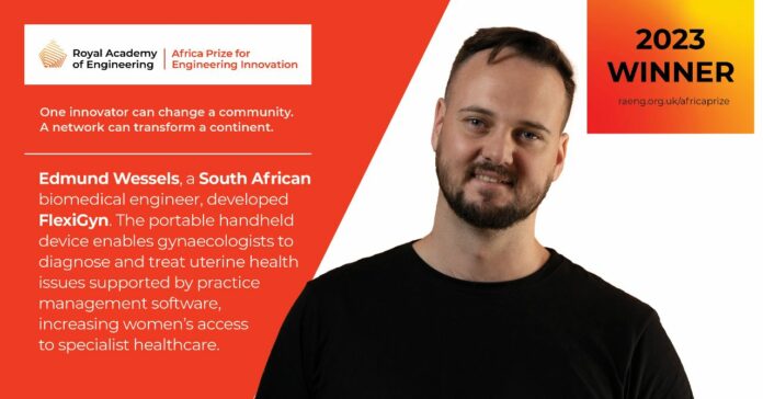 For the first time, two innovators win the Africa Prize for Engineering Innovation; South African Edmund Wessels and Ugandan Anatoli Kirigwajjo