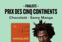 Littérature : Chocolaté de Samy Manga en finale du Prix des 5 continents