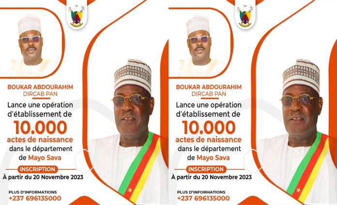 Etat civil à l’Extrême-nord Cameroun : 10 000 actes de naissance pour les élèves du Mayo Sava