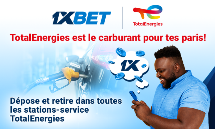 Service sympa : recharge ton compte 1xBet dans les stations-service TotalEnergies !