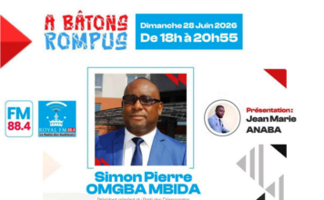 Rendez-vous média : Simon Pierre Omgba Mbida, nouveau président du PDC, face aux questions de Jean Marie Anaba dans « À Bâtons Rompus » sur Royal FM