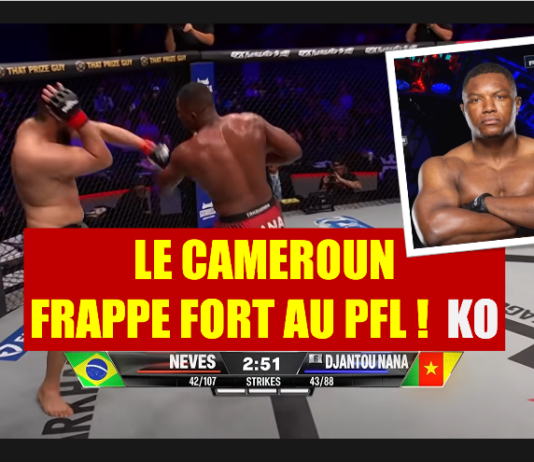 🇨🇲🥊 MMA – MAXWELL DJANTOU NANA FRAPPE FORT ! Le Camerounais terrasse le Brésilien au PFL Charlotte